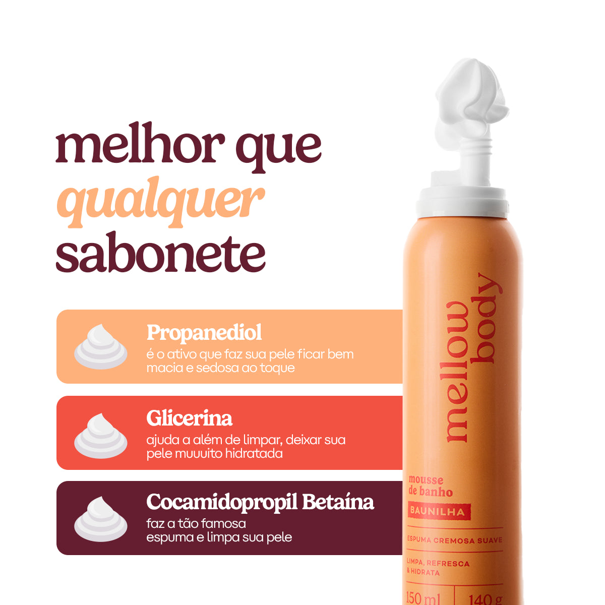 Mellow Mousse Baunilha