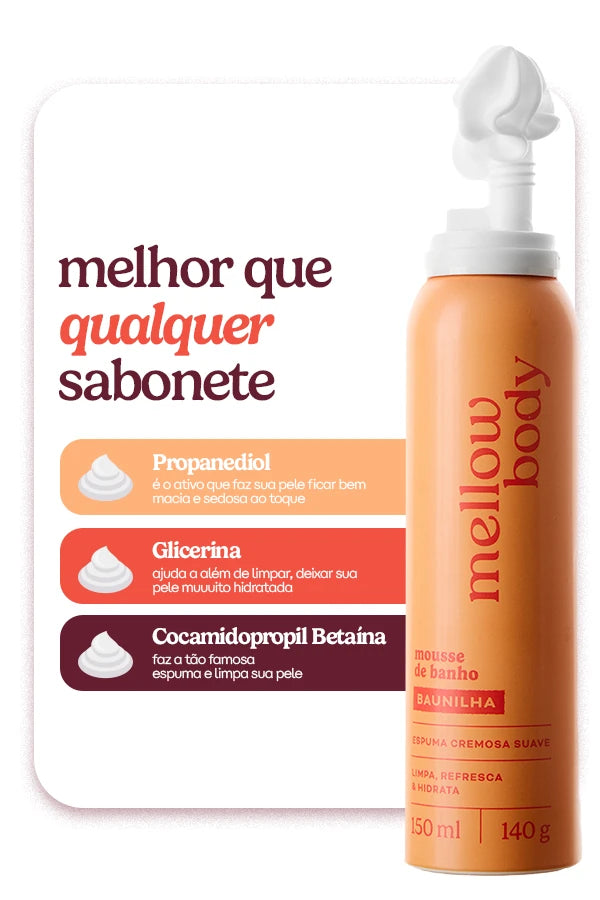 KIT Trio Mellow Mousse Baunilha
